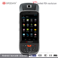 4.5inch LCD touch screen android portable fingerprint scanners in android4.4.2bar code handheld terminal